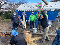 長野南支部の皆様と農大祭にて餅つきを開催しました