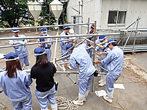 農場実習で農作業の基本技術を学びました