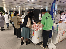 新幹線マルシェ（東京駅）でりんごを販売いたしました