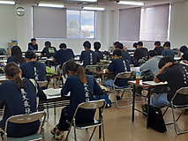 JAながのフルーツセンターで最先端の選果機を視察してきました。